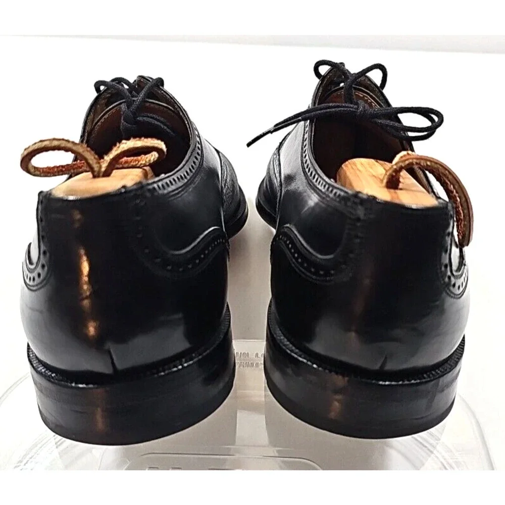 Mezlan ~Men’s Size 9.5W~ Black Oxfords Leather Dress Shoes Florence.